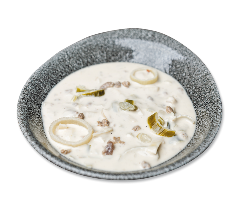 Käse-Lauch-Suppe m.Ri.-Hackfleisch 2,8kg