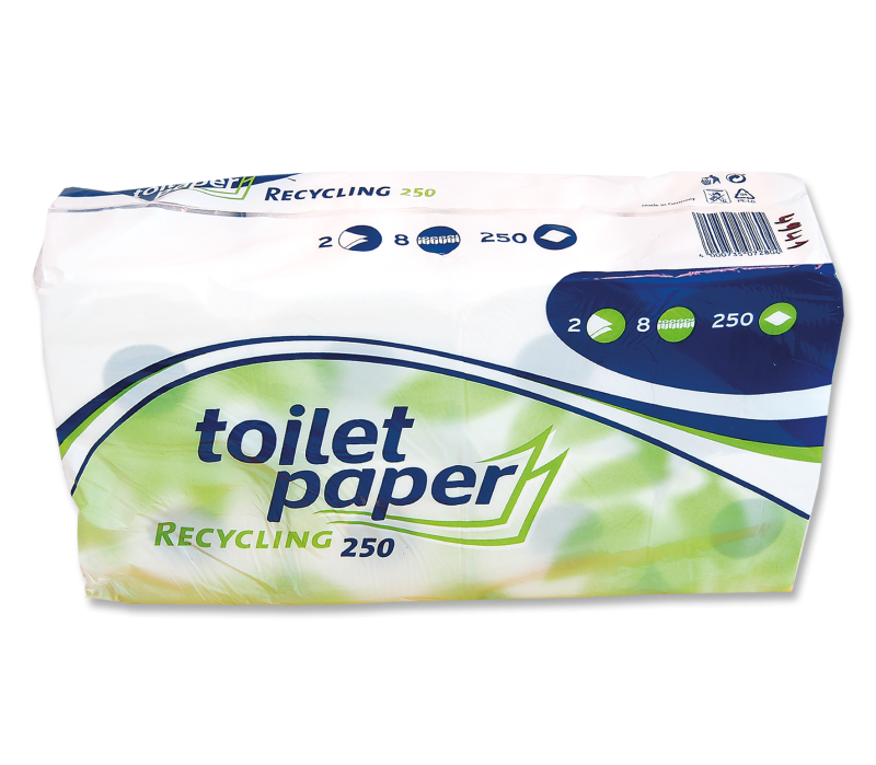 Toilettenpapier 250 Blatt natur