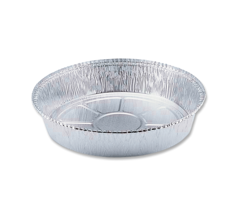 Alu-Schale C801L rund 830 ml silber