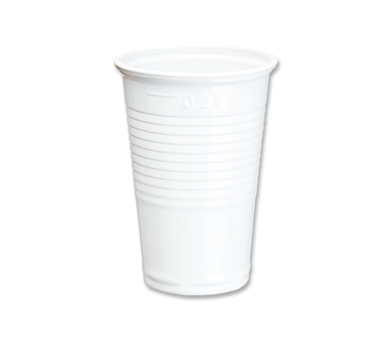 Trinkbecher 200ml weiss