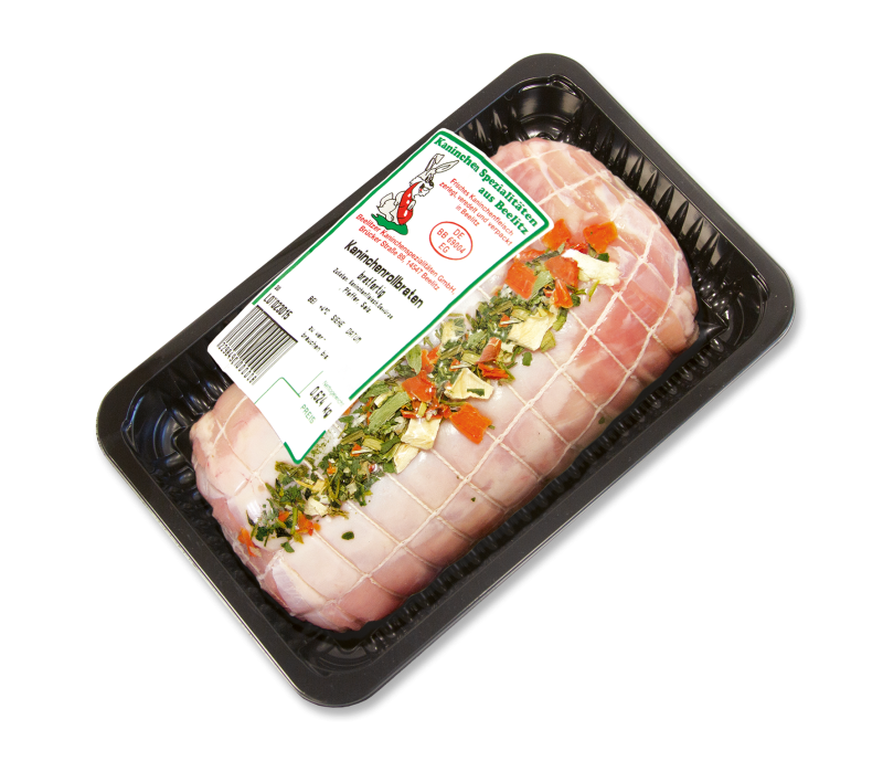 Beelitzer Kaninchen-Rollbraten, frisch