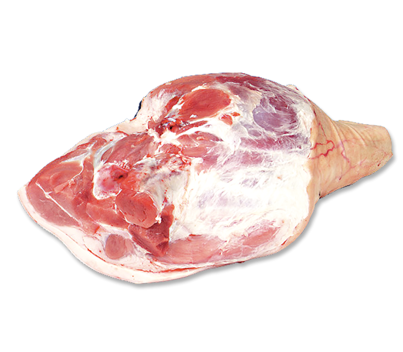 Schweineschinken mit Knochen, frisch