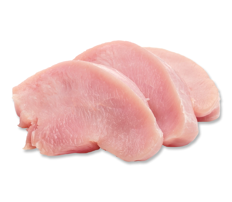 Schnitzel aus der Putenbrust
