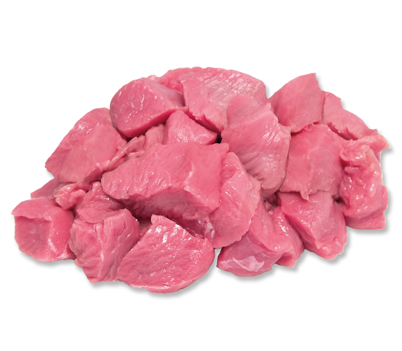 Gulasch aus der Lammkeule 2x2