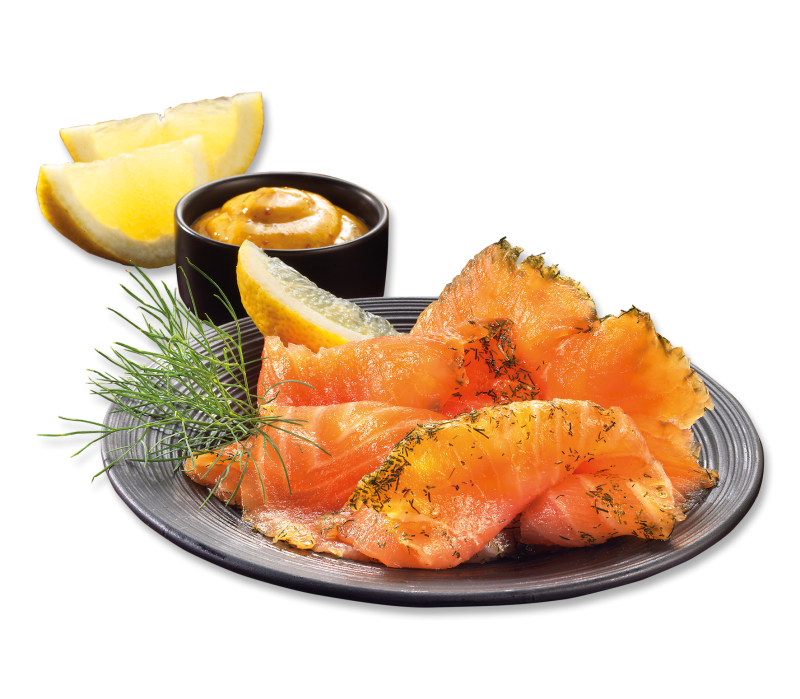 Norw.Graved Lachs gebeizt 1000g geschn.