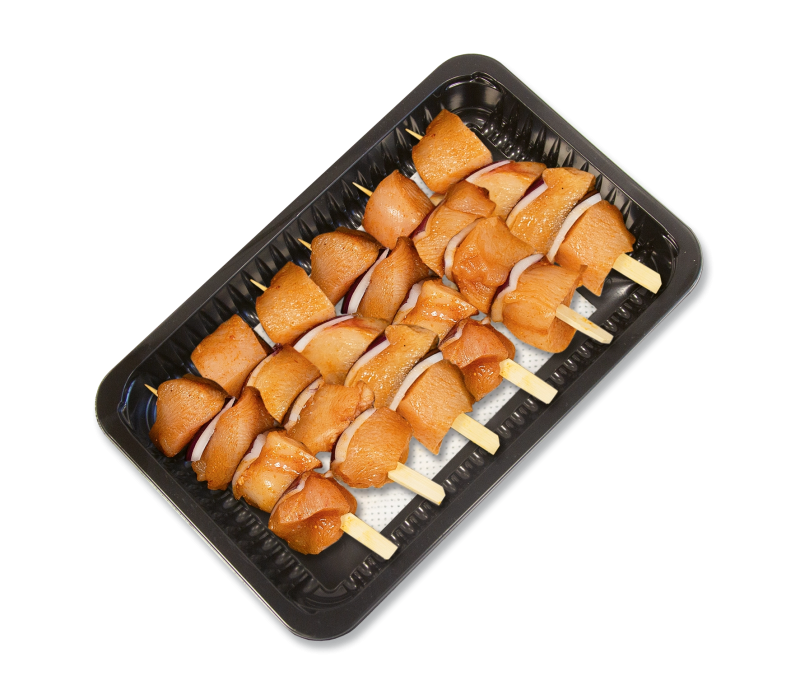 Hähnchenbrust-Spieß ca.100g mariniert