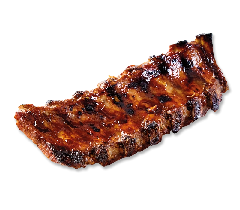Spare Ribs Sous Vide gegart, gefrostet