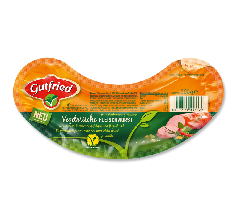 "Gutfried"Vegetarische Fleischwurst