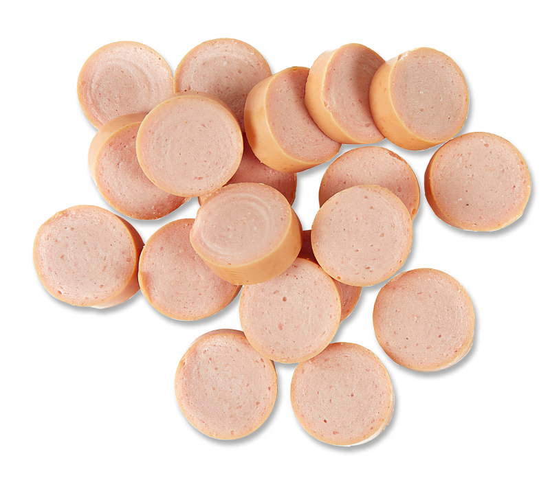 Bockwurst in Scheiben