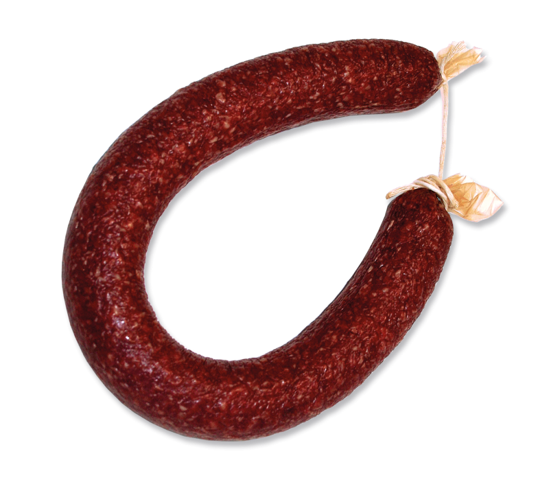 Thüringer Rindfleischsalami im Ring