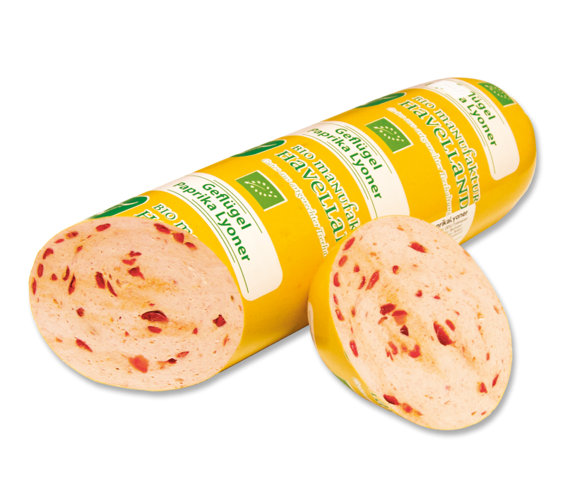 BIO Geflügel-Paprikalyoner Kal.90