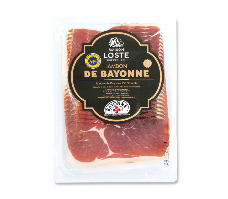 Bayonner Schinken IGP 500g geschnitten
