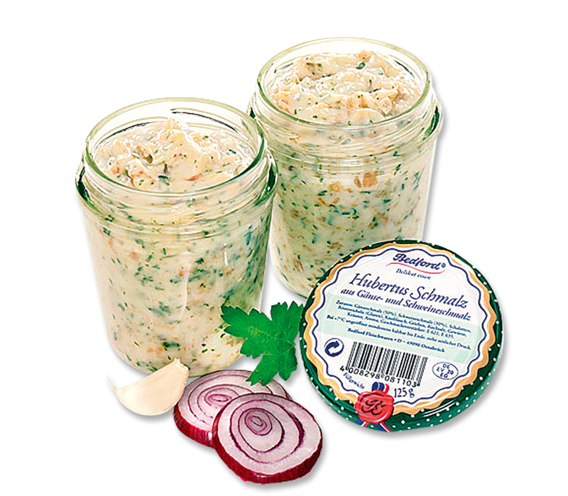 Hubertusschmalz 125g-Glas