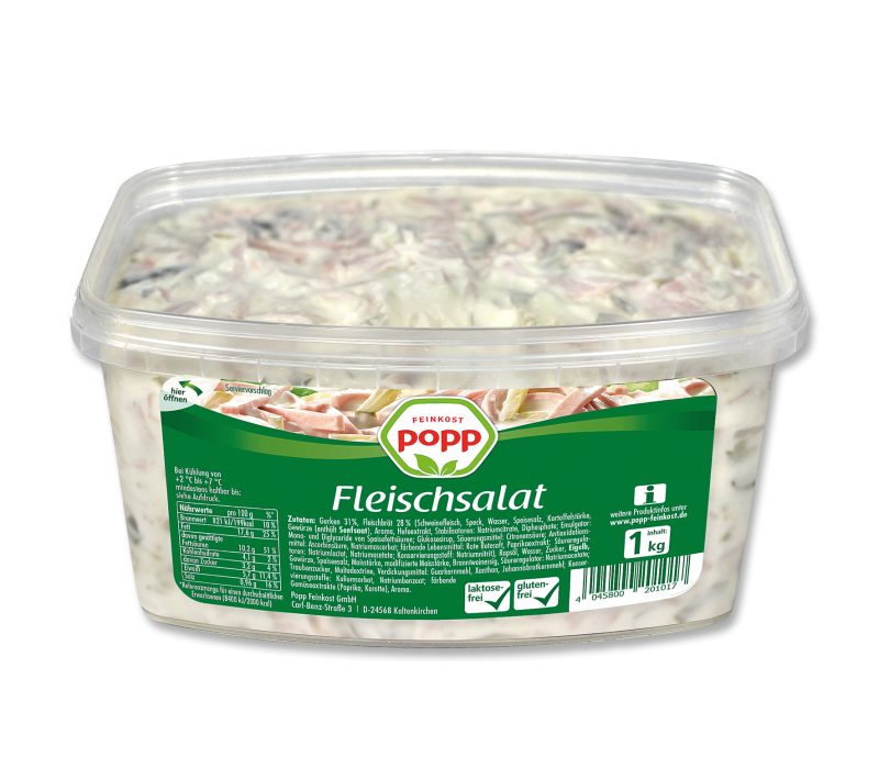 Fleischsalat 1 kg-Becher